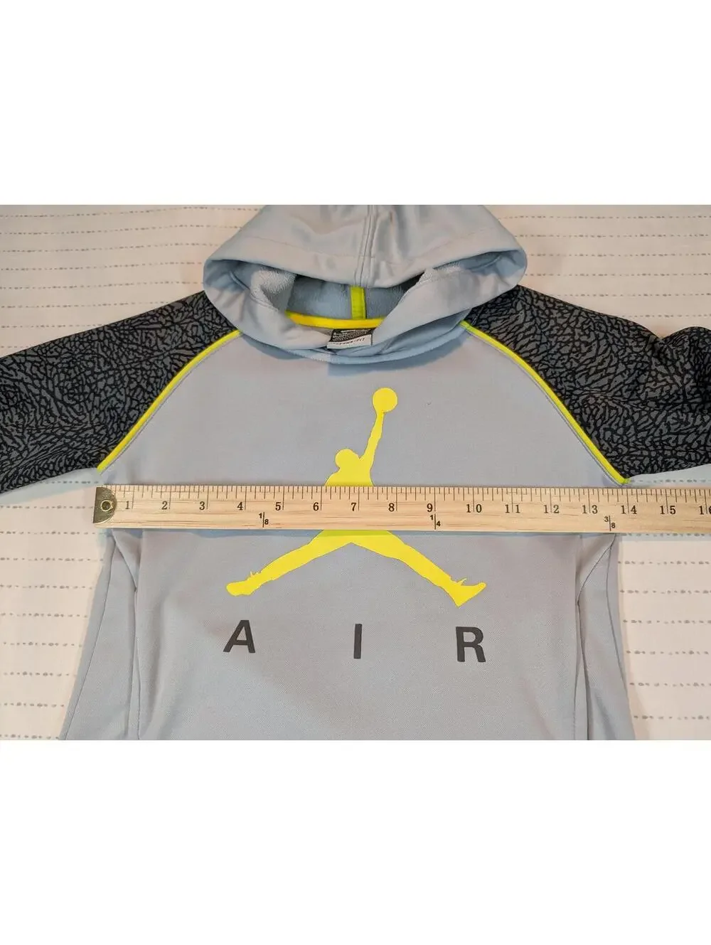 Jordan Air Therma-Fit Jumpman Elephant Print Pullover Hoodie Boys XS 3-4 Yrs